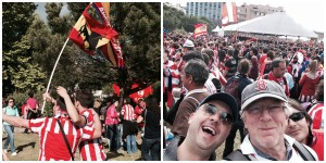 Lisbon soccer fans collage 053014