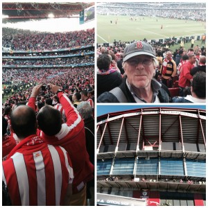 Lisbon soccer stadium collage 053014